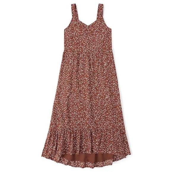 Abercrombie Kids Brown Floral Dress - Picture 1 of 7